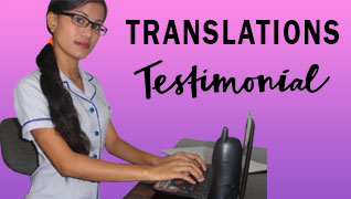 Translations Customer Testimonial